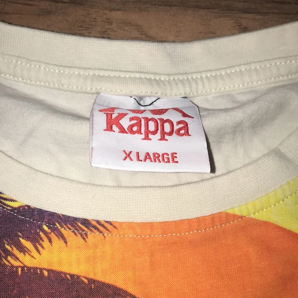 Kappa colorful tropical short sleeves tshirt size XL - Picture 2 of 14